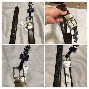 Saddlebred Men’s Reversible  Leather Black/Tan Belt size